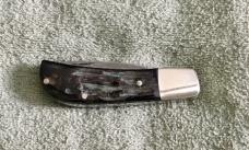 Custom Conrad Pienaar Damascus Slip Joint Knife Mint