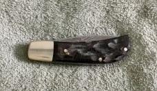 Custom Conrad Pienaar Damascus Slip Joint Knife Mint