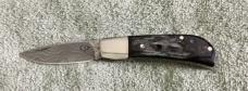 Custom Conrad Pienaar Damascus Slip Joint Knife Mint