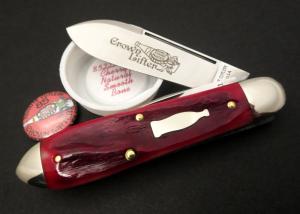 Great Eastern Cutlery 85 Bullet End Jack Crown Lifter Cherry Natural Bone GEC 852221CL