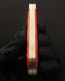 Great Eastern Cutlery 85 Bullet End Jack Crown Lifter Cherry Natural Bone GEC 852221CL