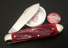 Great Eastern Cutlery 85 Bullet End Jack Crown Lifter Cherry Natural Bone GEC 852221CL