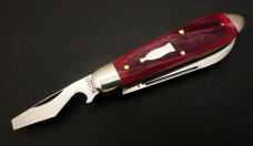 Great Eastern Cutlery 85 Bullet End Jack Crown Lifter Cherry Natural Bone GEC 852221CL