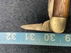 Vintage KA-BAR 1141 Three-Blade Pocket Knife – Spear/Drop/Sheepsfoot – Wood Handles – Well-Worn Cond