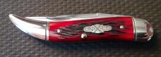 Great Eastern Cutlery-NORTHFIELD 128109 TOOTHPICK-BLOOD RED BONE 1 of 38