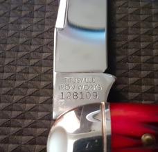 Great Eastern Cutlery-NORTHFIELD 128109 TOOTHPICK-BLOOD RED BONE 1 of 38