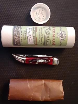 Great Eastern Cutlery-NORTHFIELD 128109 TOOTHPICK-BLOOD RED BONE 1 of 38