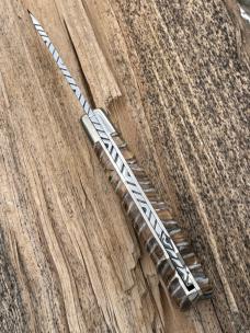 BUCK 112 RANGER BROWN MAMMOTH TOOTH LEROY REMER CUSTOM KNIFE #4