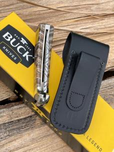 BUCK 112 RANGER BROWN MAMMOTH TOOTH LEROY REMER CUSTOM KNIFE #4
