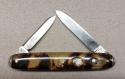 Early Schrade Cut Co Tortoise Shell Double Blade 