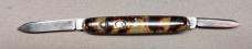 Early Schrade Cut Co Tortoise Shell Double Blade 