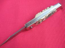 Vintage EXPLORER Solingen GERMANY Stag Switchblade Knife