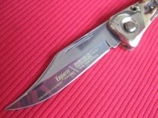 Vintage EXPLORER Solingen GERMANY Stag Switchblade Knife