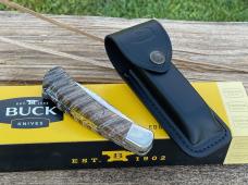 BUCK 110 FOLDING HUNTER BROWN MAMMOTH TOOTH CUSTOM LEROY REMER #9