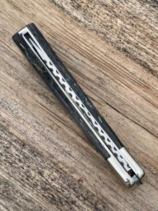 BUCK 110 FOLDING HUNTER PAUA SHELL LEROY REMER CUSTOM KNIFE #6