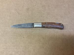 A G Russell Damascus Knife