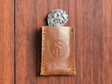 Southern Trapper's Handmade Custom Mini Pocket Razor (With Genuine Leather Sheath)