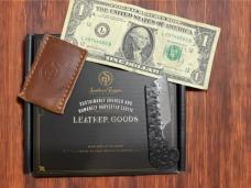 Southern Trapper's Handmade Custom Mini Pocket Razor (With Genuine Leather Sheath)