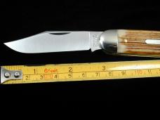 Great Eastern Cutlery GEC Cowhide Jigged Bone Moose Knife Made in USA 351225