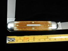 Great Eastern Cutlery GEC Cowhide Jigged Bone Moose Knife Made in USA 351225