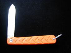 Great Eastern Cutlery GEC Farm and Field Orange Delrin Tractor Knife Made in USA 962125