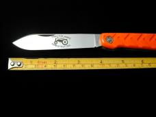 Great Eastern Cutlery GEC Farm and Field Orange Delrin Tractor Knife Made in USA 962125