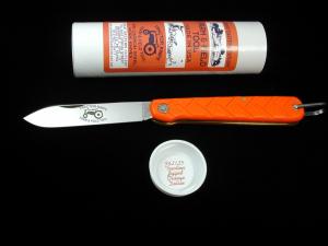 Great Eastern Cutlery GEC Farm and Field Orange Delrin Tractor Knife Made in USA 962125
