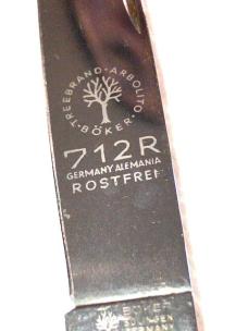 BOKER 712R Early Production