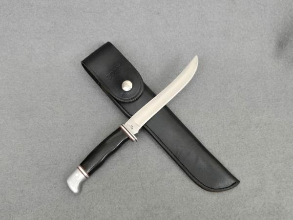 VINTAGE *RARE* BUCK USA 2 LINE INVERTED 121 FISHERMAN KNIFE w/ORIGINAL SHEATH! VINTAGE *RARE* BUCK USA 2 LINE INVERTED 121 FISHERMAN KNIFE w/ORIGINAL SHEATH!
