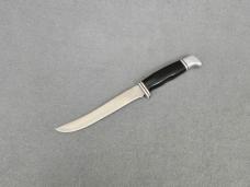 VINTAGE *RARE* BUCK USA 2 LINE INVERTED 121 FISHERMAN KNIFE w/ORIGINAL SHEATH!