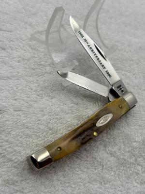Case XX 1980 10 Dot 2 Blade Stag Jack Knife Pattern 5244SS 75th Anniversary (#91)