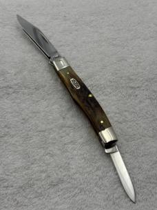 Case XX 1999 1 Dot Stag 3 Blade Medium Stockman Pattern 53032 SS Made In USA (#28)