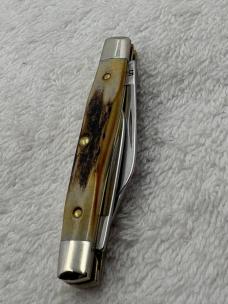 Case XX 1992 3 Blade Stag Handle Stockman Pattern 5333 SS Made In USA