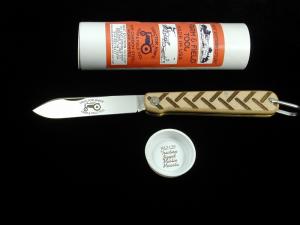 Great Eastern Cutlery GEC Farm and Field Muslin Micarta Tractor Knife Made in USA 962125