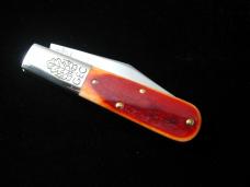 Great Eastern Cutlery Rust Orange Natural Bone Acorn Barlow Knife 861121 440C Stainless Bld 1 of 686