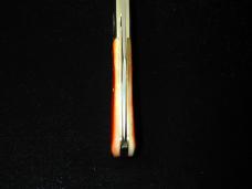 Great Eastern Cutlery Rust Orange Natural Bone Acorn Barlow Knife 861121 440C Stainless Bld 1 of 686