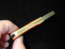 Great Eastern Cutlery Rust Orange Natural Bone Acorn Barlow Knife 861121 440C Stainless Bld 1 of 686