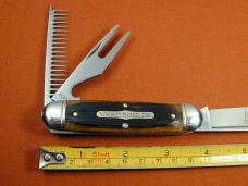 Great Eastern Cutlery GEC Charred Whiskey Barrel Oak Fairway and Clubhouse Knife Made in USA 351325