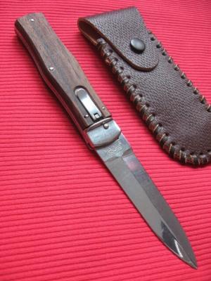 Early MIKOV Dagger Blade Switchblade Knife with Sheath