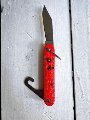 Camillus NY Parachute orange handle automatic knife