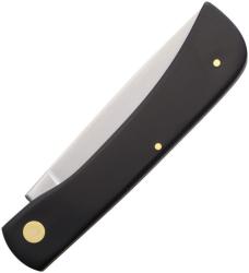 GERMAN EYE BRAND - CLODBUSTER #99  {LARGE} - ETCHED BLADE - 4 5/8" CLOSED - BLACK HANDLES
