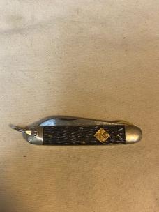 Vintage Camillus Cub Scout BSA Pocketknife – 3-Blade – Jigged Delrin – 3 3/8” Closed