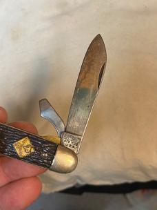 Vintage Camillus Cub Scout BSA Pocketknife – 3-Blade – Jigged Delrin – 3 3/8” Closed