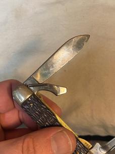 Vintage Camillus Cub Scout BSA Pocketknife – 3-Blade – Jigged Delrin – 3 3/8” Closed