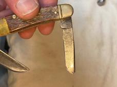 Western Serpentine Stockman – Model 742 – Jigged Bone – 3-Blade – 3-7/8” Closed