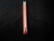 Great Eastern Cutlery GEC Smooth Red Linen Micarta Boys Badge Knife NIT Made in USA 152125STL