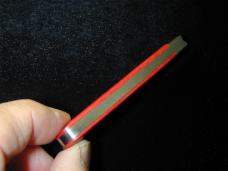 Great Eastern Cutlery GEC Smooth Red Linen Micarta Boys Badge Knife NIT Made in USA 152125STL