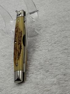 Case XX 1980 10 Dot 2 Blade Stag Handle Small Pocket Knife Pattern 5204R SSP (#88)