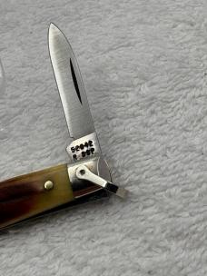 Case XX 1980 10 Dot 2 Blade Stag Handle Small Pocket Knife Pattern 5204R SSP (#88)