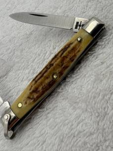 Case XX 1980 10 Dot 2 Blade Stag Handle Small Pocket Knife Pattern 5204R SSP (#88)